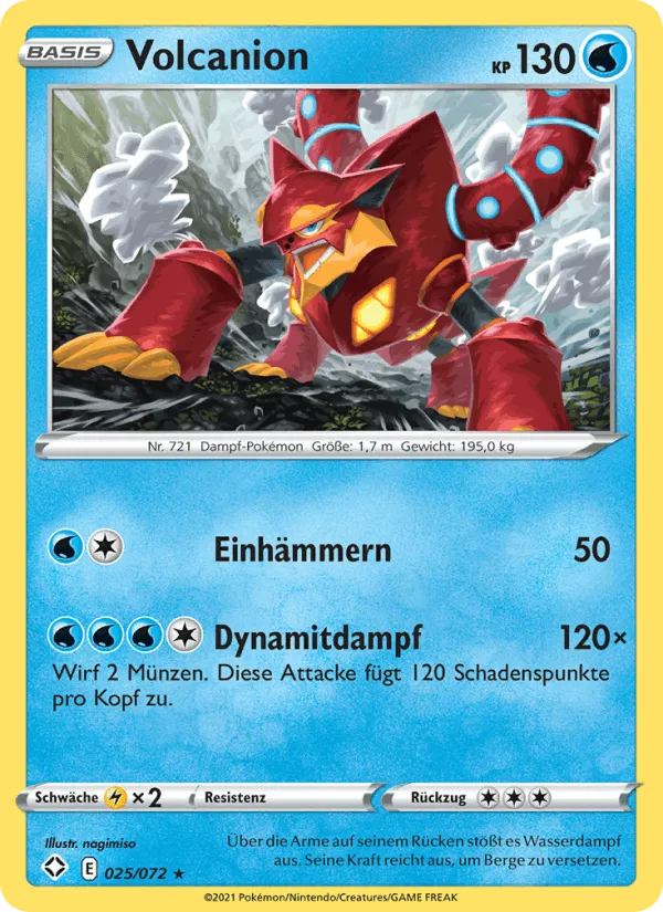 Volcanion · Glänzendes Schicksal 25/72