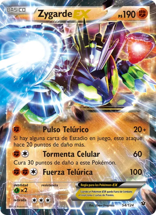 Zygarde EX · Destinos Enfrentados 54/124