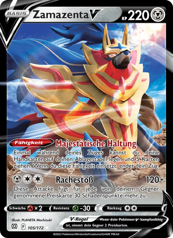 Zamazenta V · Strahlende Sterne 105/172