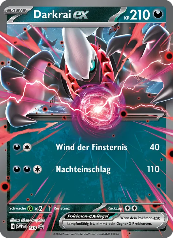 Darkrai-ex · SVP Black Star Promos 110/225