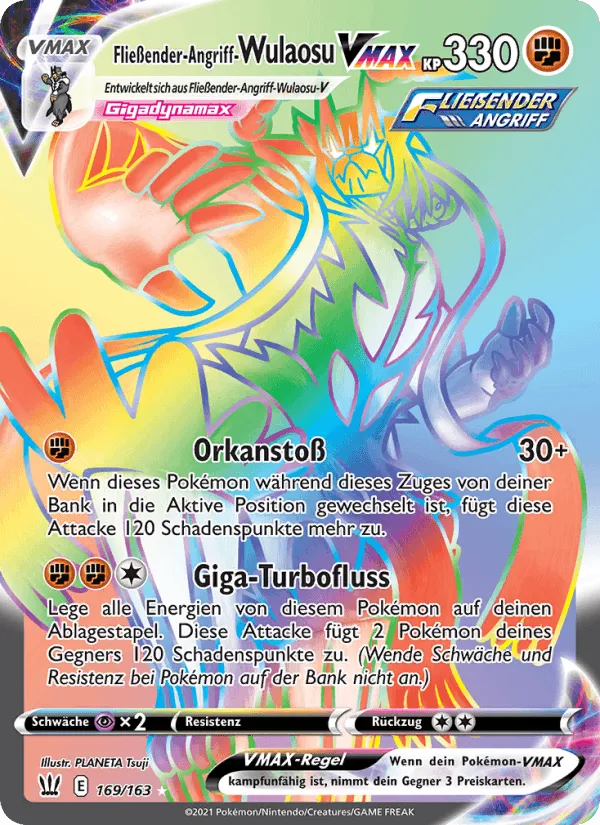 Fließender-Angriff-Wulaosu VMAX · Kampfstile 169/163