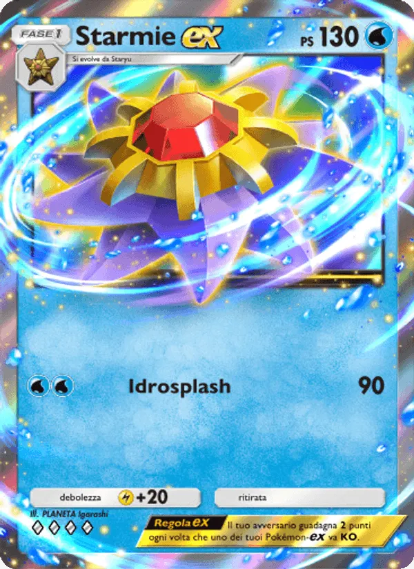 Starmie-ex · Geni Supremi 076/226