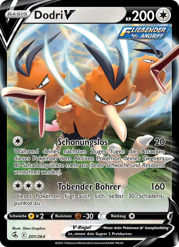 Dodri V · Fusionsangriff 201/264