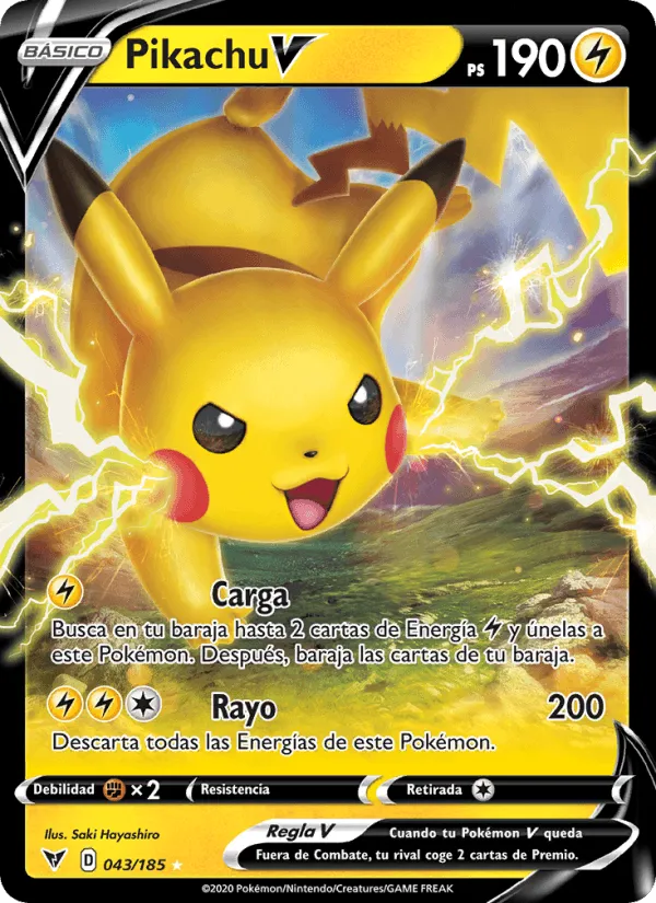 Pikachu V · Voltaje Vívido 43/185