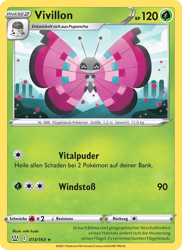 Vivillon · Kampfstile 13/163