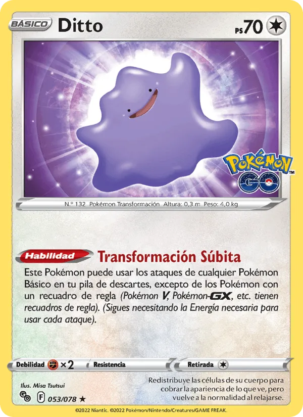 Ditto · Pokémon GO 053/78
