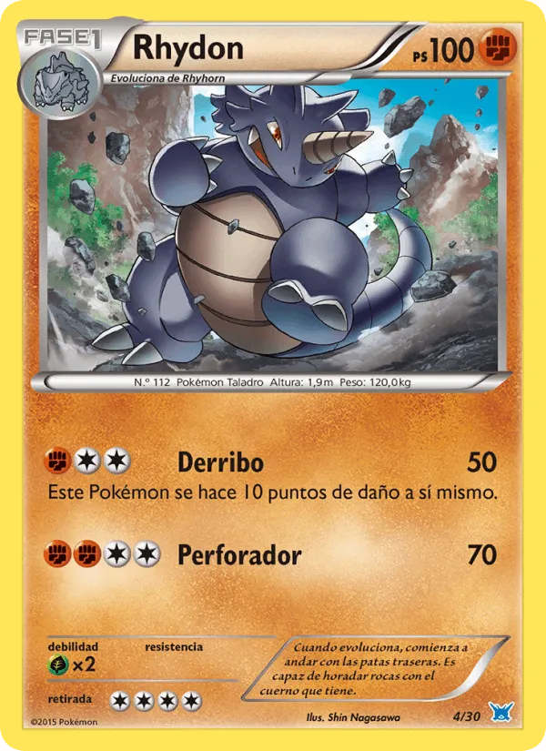 Rhydon · Kit de Entrenador XY (Latios) 4/30