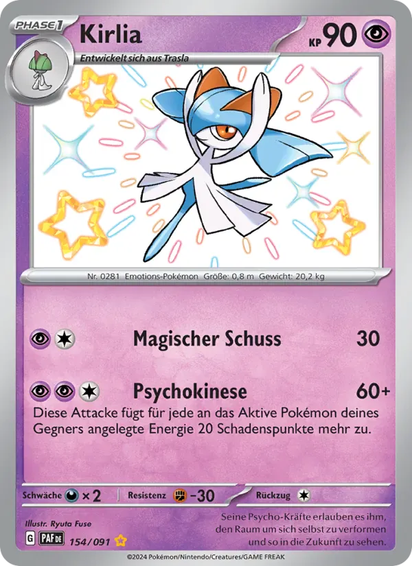 Kirlia · Paldeas Schicksale 154/91
