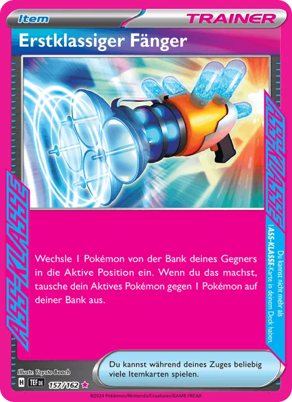 Erstklassiger Fänger · Gewalten der Zeit 157/162