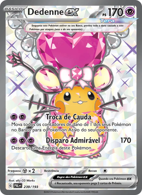Dedenne ex · Evoluções em Paldea 239/193
