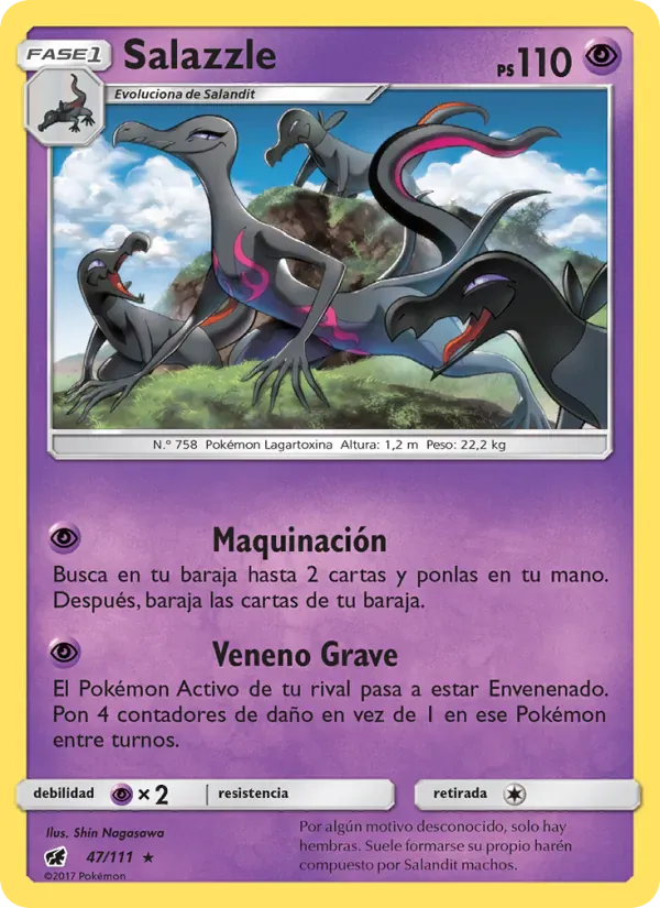 Salazzle · Invasión Carmesí 47/111