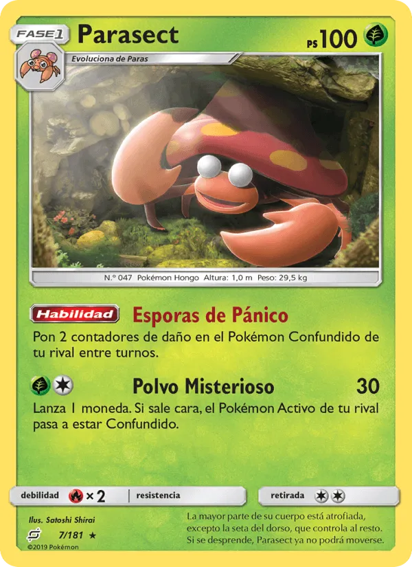 Parasect · Union de Aliados 7/181