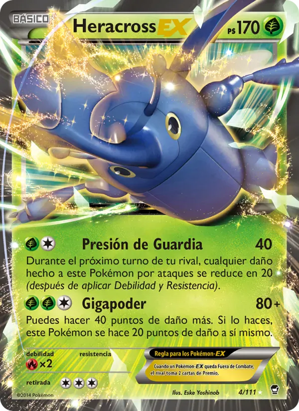 Heracross EX · Puños Furiosos 4/111