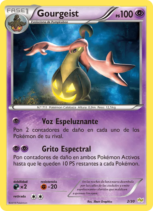 Gourgeist · Kit de Entrenador XY (Noivern) 2/30