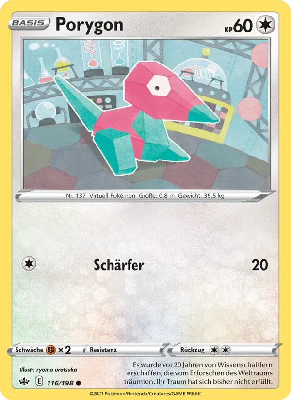 Porygon · Schaurige Herrschaft 116/198