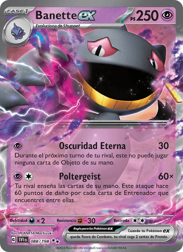 Banette ex · Escarlata y Púrpura 088/198