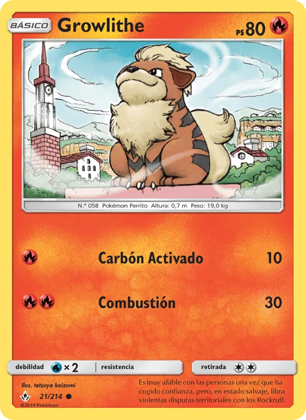 Growlithe · Vínculos Indestructibles 21/214
