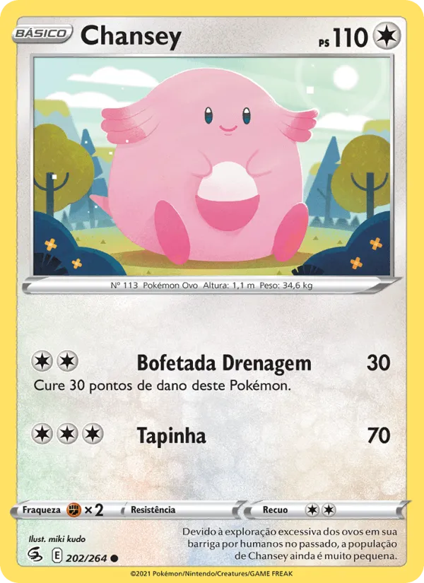 Chansey · Golpe Fusão 202/264