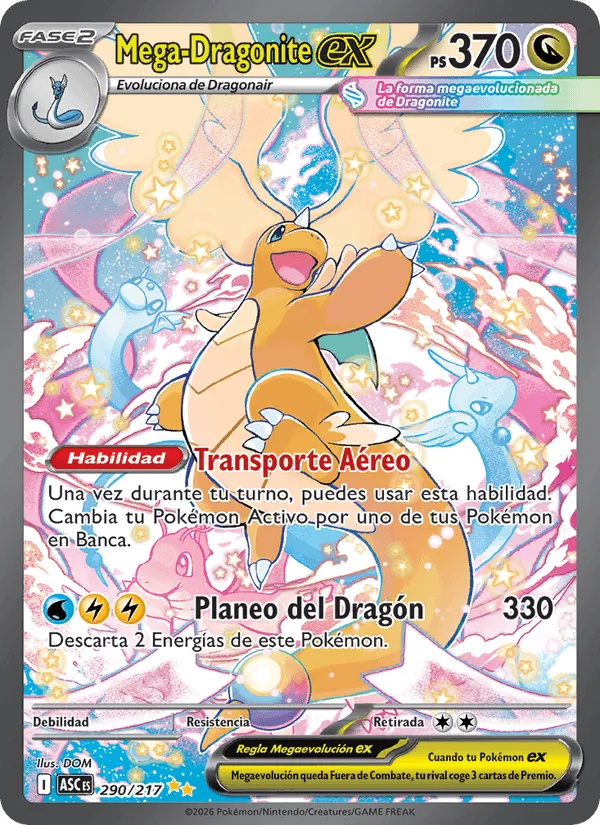 Mega-Dragonite ex · Héroes Ascendentes 290/217