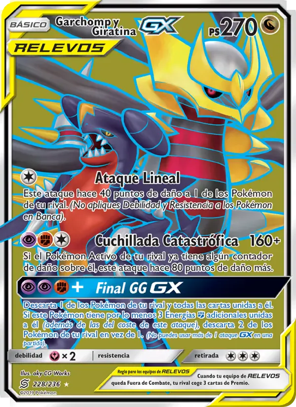 Garchomp y Giratina GX · Mentes Unidas 228/236