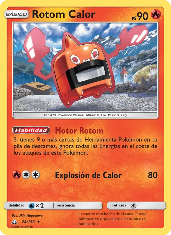 Rotom Calor · Ultraprisma 24/156