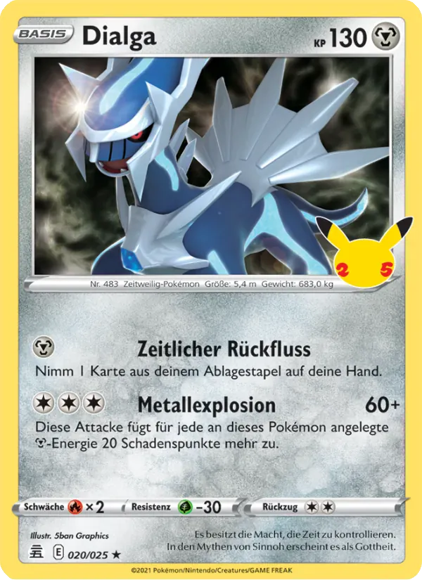 Dialga · Celebrations 20/25
