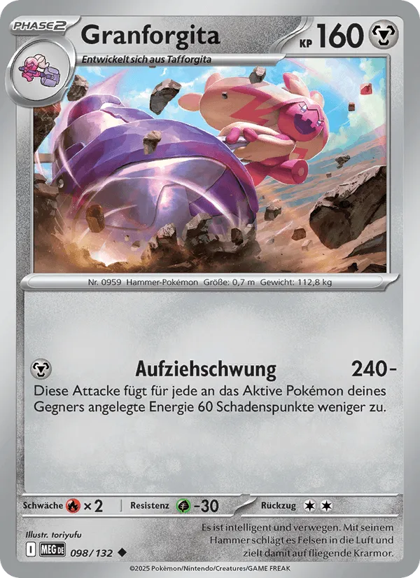 Granforgita · Mega-Entwicklung 098/132