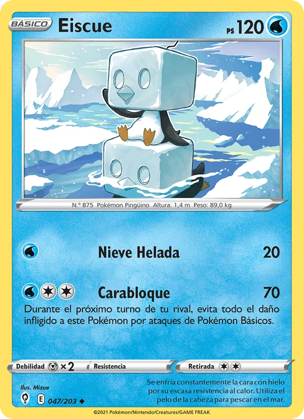 Eiscue · Cielos Evolutivos 47/203
