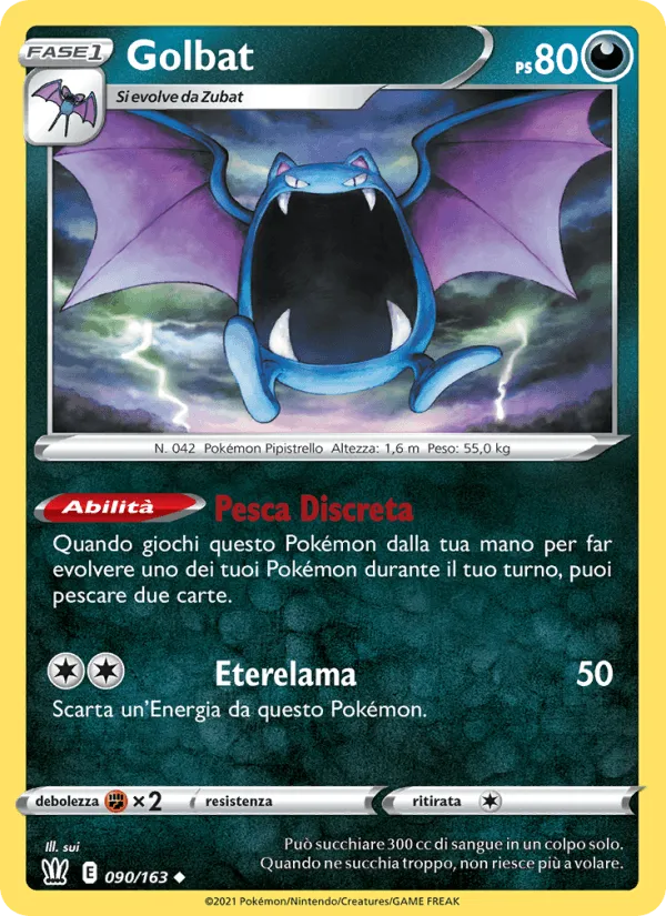 Golbat · Stili di Lotta 90/163