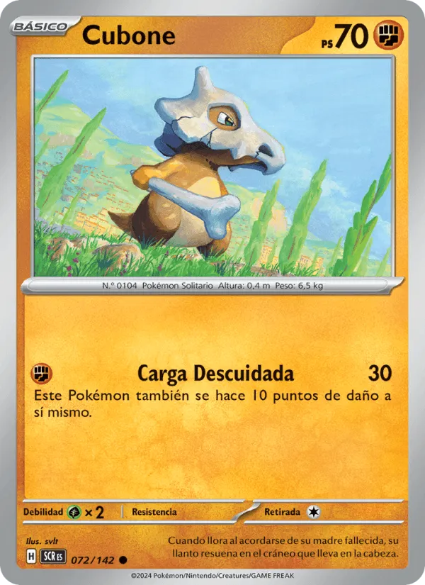 Cubone · Corona Astral 072/142