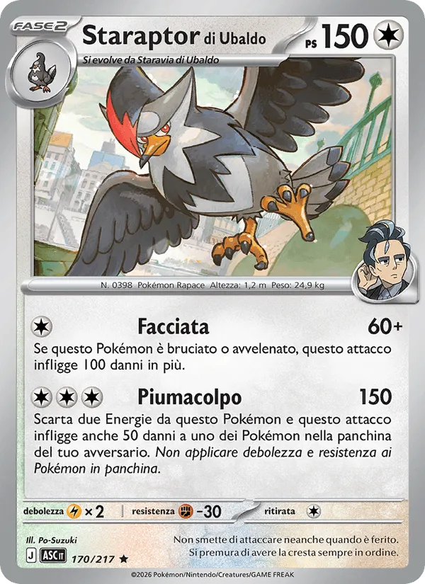 Staraptor di Ubaldo · Ascesa Eroica 170/217