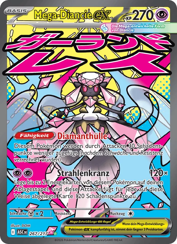 Mega-Diancie-ex · Erhabene Helden 267/217