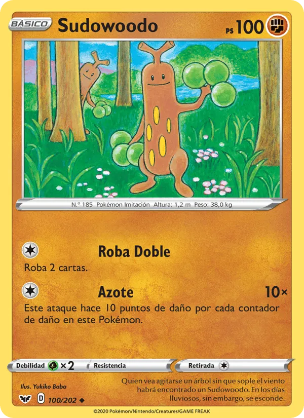 Sudowoodo · Espada y Escudo 100/202
