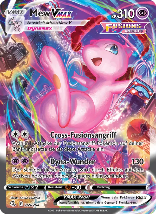 Mew VMAX · Fusionsangriff 269/264