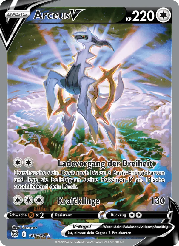 Arceus V · Strahlende Sterne 166/172