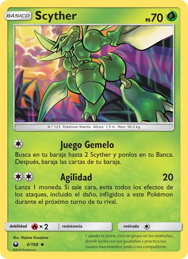 Scyther · Tormenta Celestial 4/168