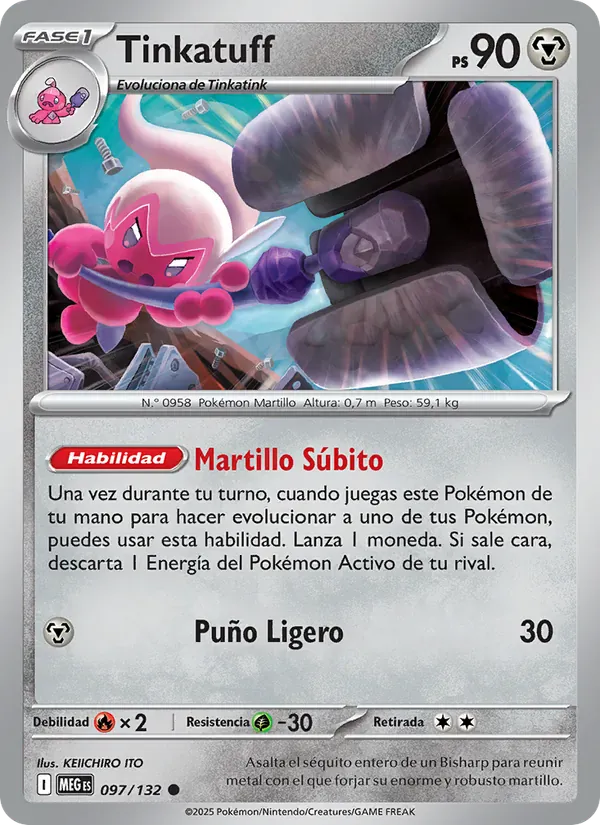 Tinkatuff · Megaevolución 097/132