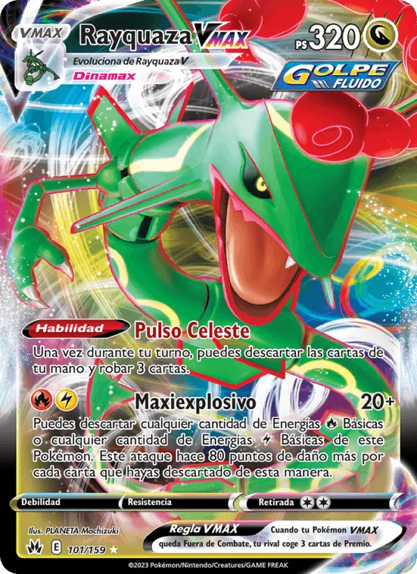 Rayquaza VMAX · Cenit Supremo 101/159
