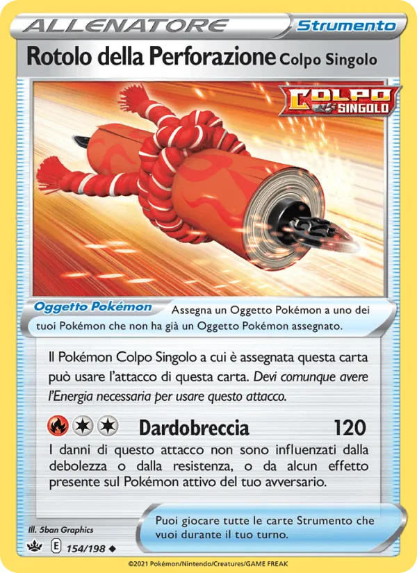 Rotolo della Perforazione Colpo Singolo · Regno Glaciale 154/198
