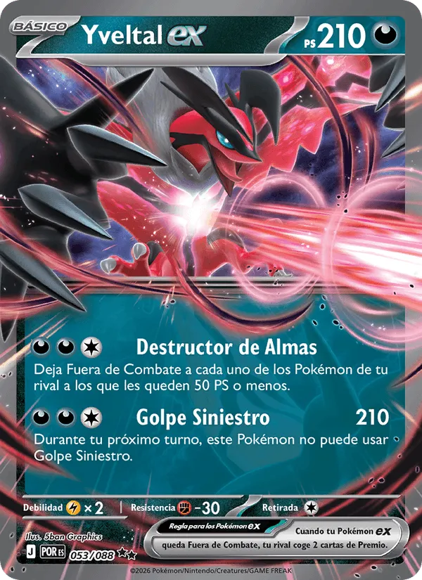 Yveltal ex · Equilibrio Perfecto 053/88