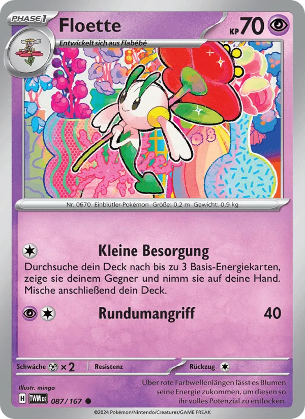 Floette · Maskerade im Zwielicht 087/167