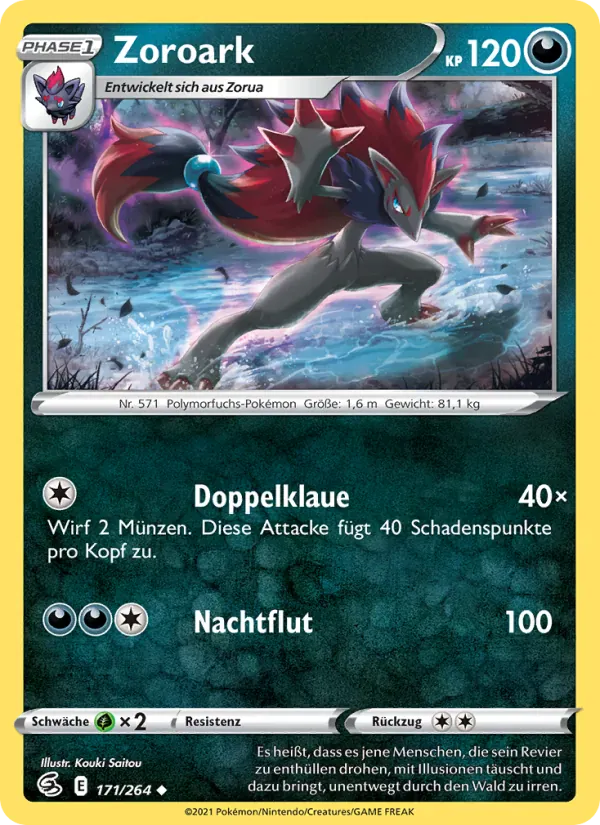 Zoroark · Fusionsangriff 171/264