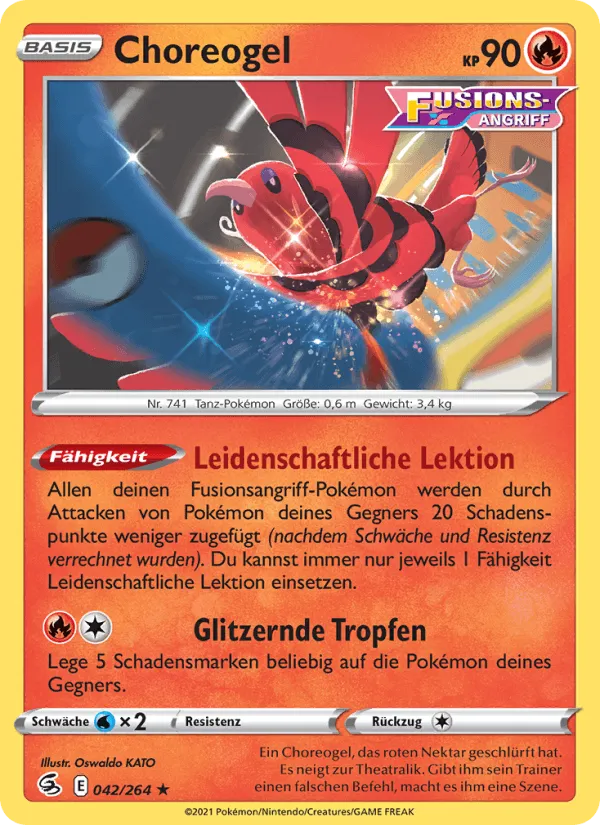 Choreogel · Fusionsangriff 42/264