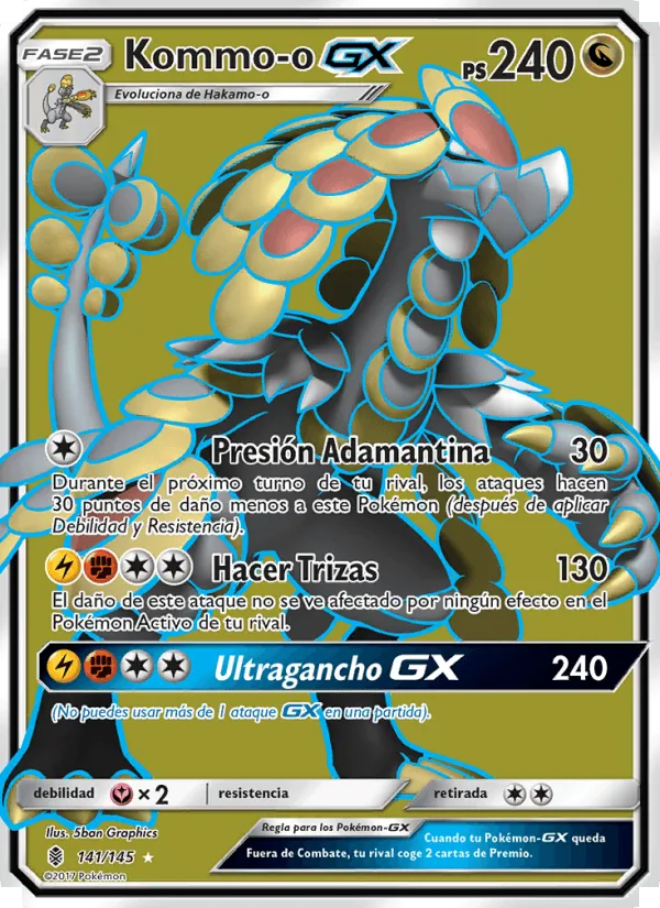 Kommo-o GX · Albor de Guadianes 141/145