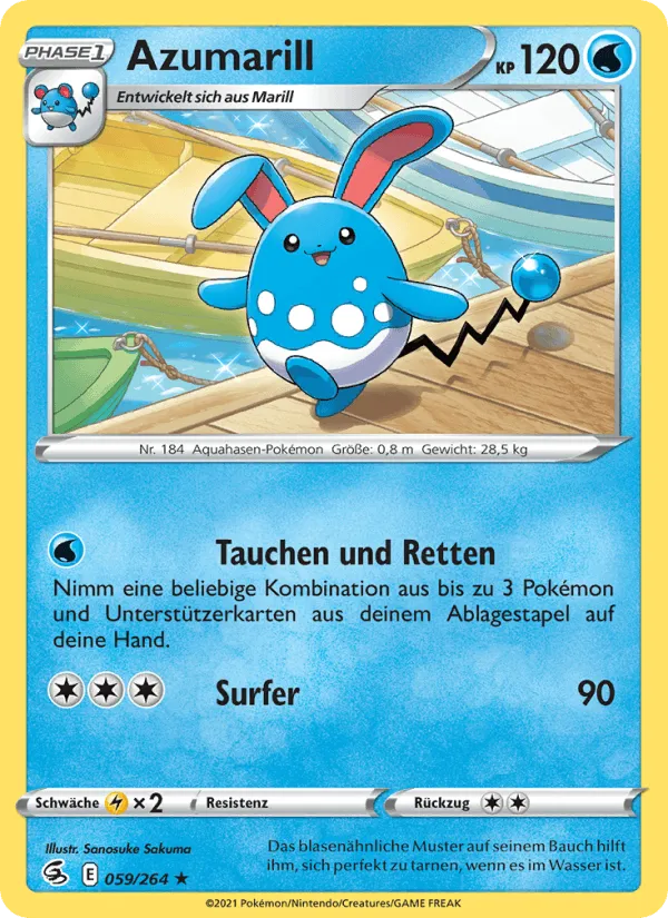 Azumarill · Fusionsangriff 59/264