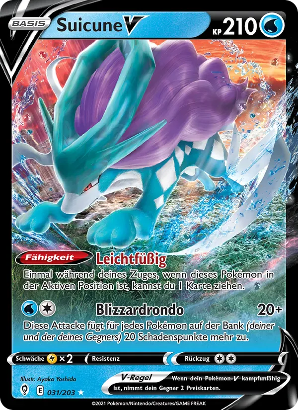 Suicune V · Drachenwandel 31/203