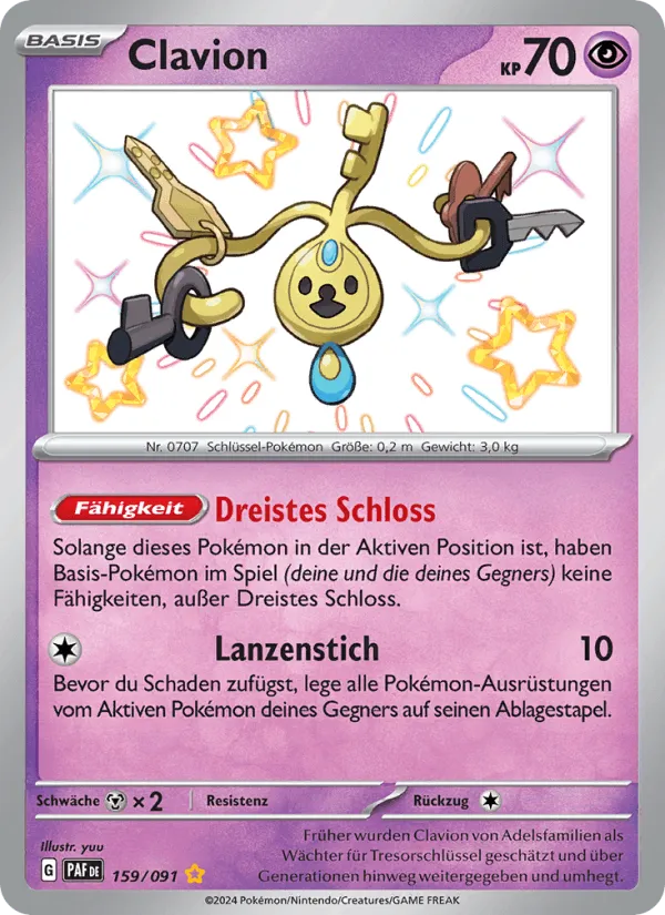 Clavion · Paldeas Schicksale 159/91