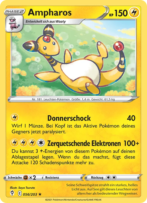 Ampharos · Drachenwandel 56/203