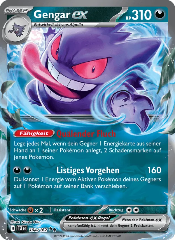Gengar-ex · Gewalten der Zeit 104/162