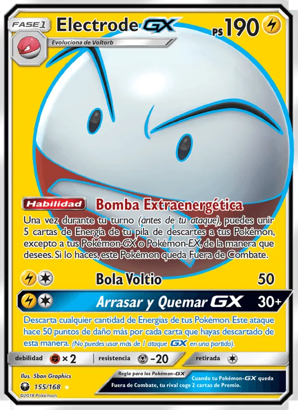 Electrode GX · Tormenta Celestial 155/168